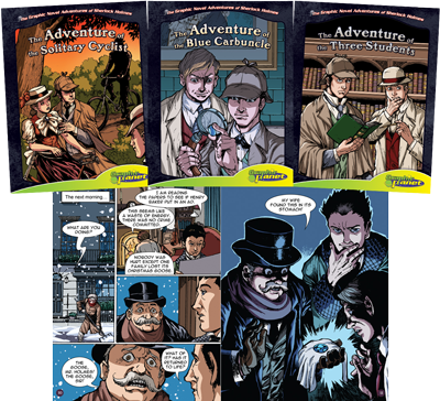 Graphic Novel Adventures of Sherlock Holmes Set 2